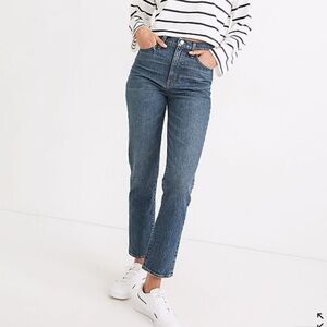 Madewell Women's classic Straight Leg Jeans